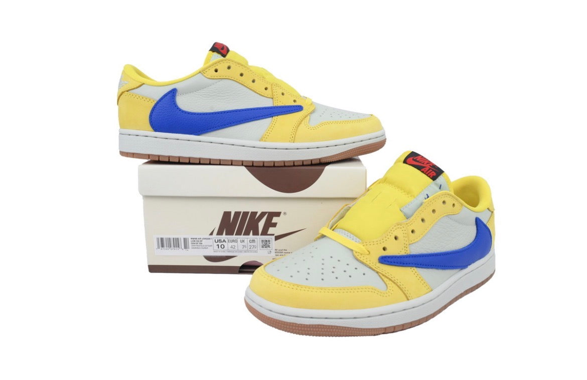 Zapatillas Travis Scott x Air Jordan 1 Retro Low OG SP "Canary"