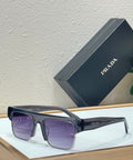 Gafas Prada Black & Metal Rim / Navigator