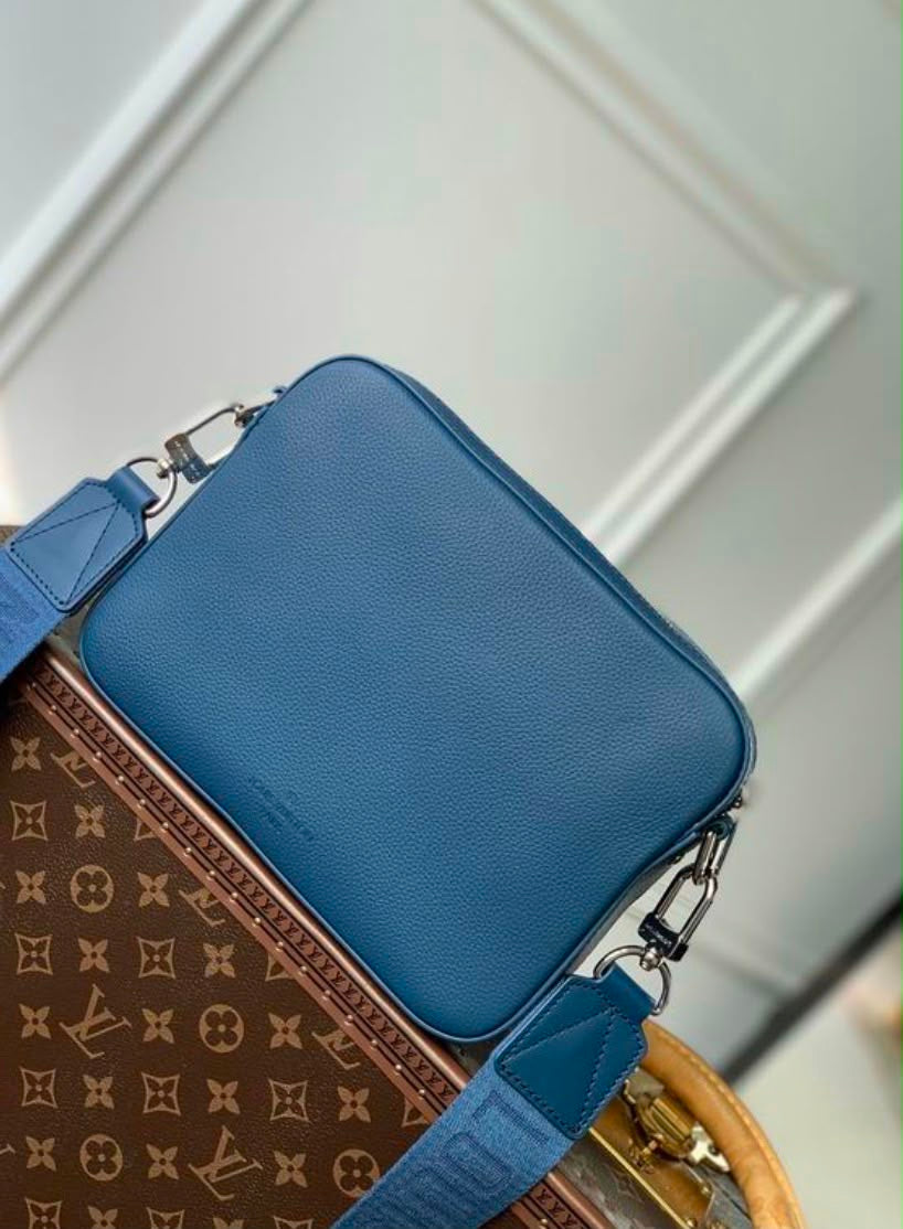 Bolso Louis Vuitton Messenger Azul Piel Premium