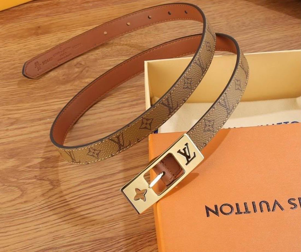 Cinturón Louis Vuitton LV Frame 25mm Reversible Belt