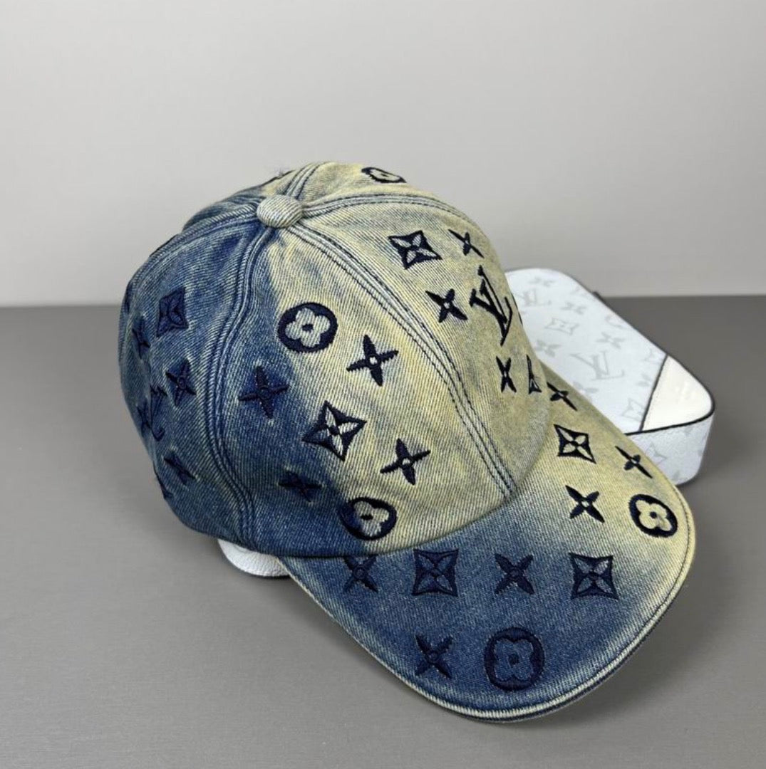 Gorra LV Gradient Monogram Denim Cap