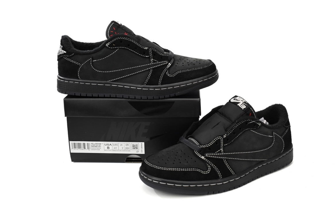 Zapatillas Travis Scott x Air Jordan 1 Retro Low OG "Black Phantom"
