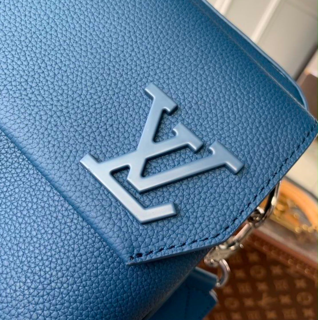 Bolso Louis Vuitton Messenger Azul Piel Premium