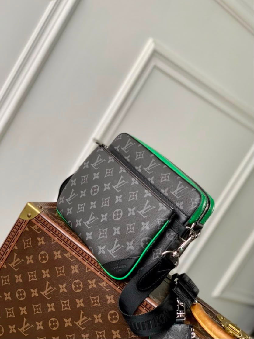 Bolso Louis Vuitton Premium Gris & Verde